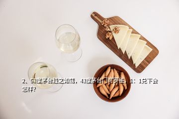 2、53度茅臺(tái)趨之如騖，43度茅臺(tái)門可羅雀，1：1兌下會(huì)怎樣？