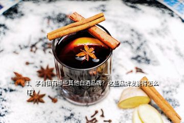 3、茅臺(tái)鎮(zhèn)有哪些其他白酒品牌？這些品牌發(fā)展得怎么樣？