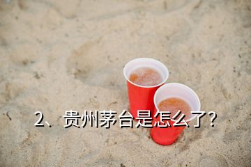 2、貴州茅臺是怎么了？