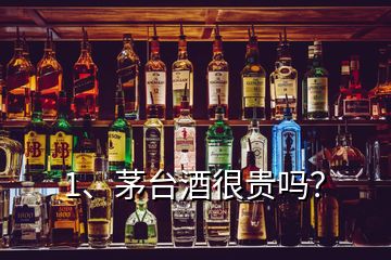 1、茅臺(tái)酒很貴嗎？