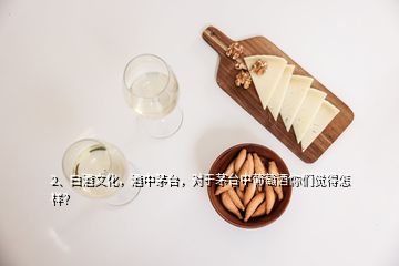 2、白酒文化，酒中茅臺，對于茅臺中葡萄酒你們覺得怎樣？