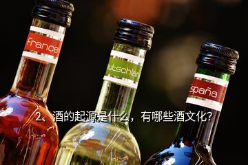 2、酒的起源是什么，有哪些酒文化？