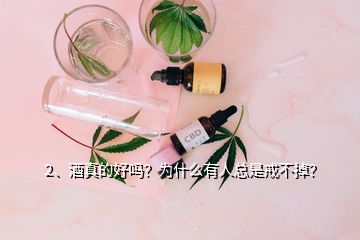 2、酒真的好嗎？為什么有人總是戒不掉？