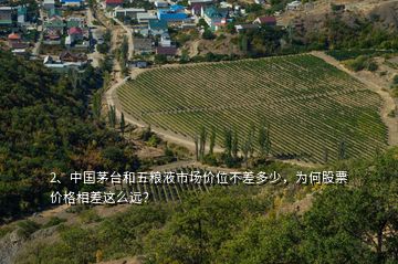 2、中國茅臺和五糧液市場價位不差多少，為何股票價格相差這么遠(yuǎn)？