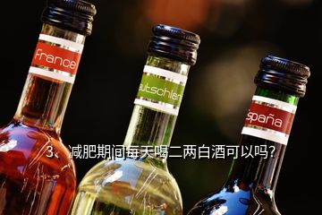 3、減肥期間每天喝二兩白酒可以嗎？