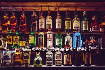 1、河南有哪些名酒？最好喝的是哪個(gè)牌子的？