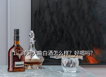 1、洋河大曲白酒怎么樣？好喝嗎？