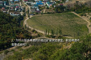 2、為什么很多啤酒的價格比礦泉水還便宜，制造啤酒不需要成本嗎？