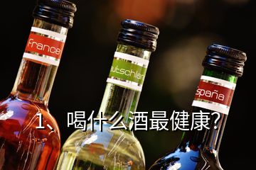 1、喝什么酒最健康？