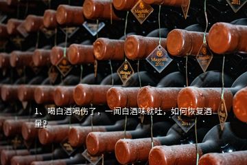 1、喝白酒喝傷了，一聞白酒味就吐，如何恢復酒量？