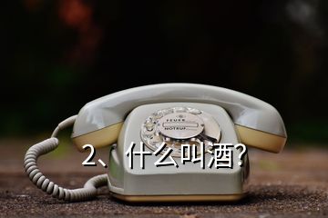 2、什么叫酒？