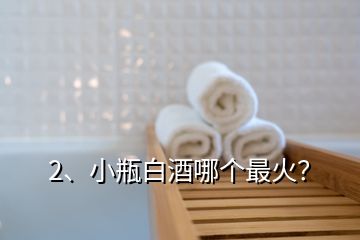 2、小瓶白酒哪個(gè)最火？