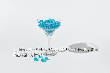 2、螺鯉，九一八野戰(zhàn)，速攻2，我從沒釣到什么魚，問題出在哪里？為什么？