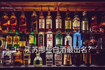 1、江蘇哪些白酒最出名？