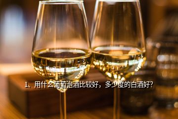 1、用什么葡萄泡酒比較好，多少度的白酒好？