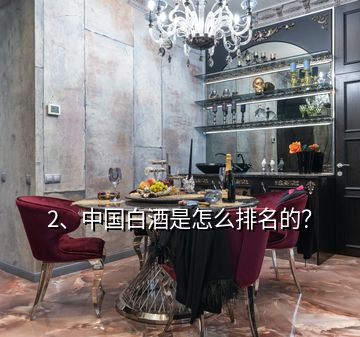 2、中國白酒是怎么排名的？