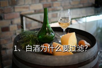 1、白酒為什么要過濾？