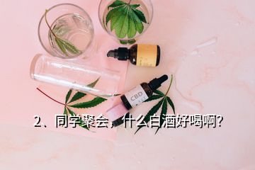 2、同學(xué)聚會，什么白酒好喝??？