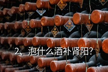 2、泡什么酒補(bǔ)腎陽？