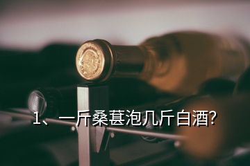 1、一斤桑葚泡幾斤白酒？