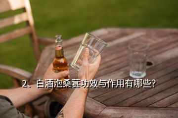 2、白酒泡桑葚功效與作用有哪些？