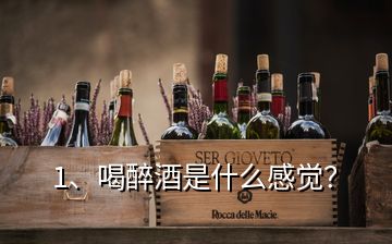 1、喝醉酒是什么感覺？