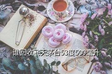 誰回收飛天茅臺53度500毫升