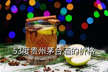 53度貴州茅臺(tái)酒的價(jià)格