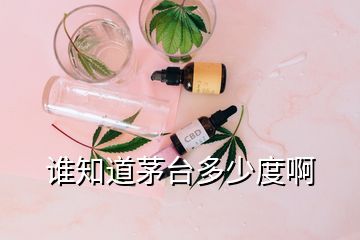 誰知道茅臺(tái)多少度啊