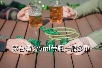 茅臺(tái)酒375ml帶瓶一般多重