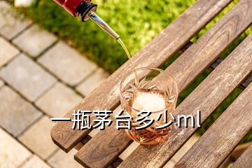 一瓶茅臺(tái)多少ml