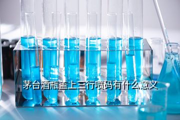 茅臺(tái)酒瓶蓋上三行噴碼有什么意義