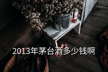 2013年茅臺(tái)酒多少錢(qián)啊