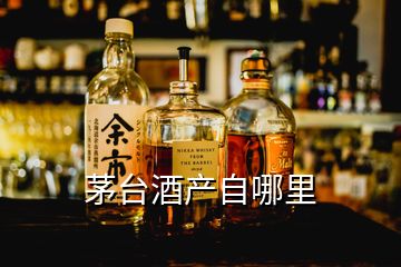 茅臺酒產(chǎn)自哪里