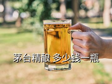 茅臺(tái)精釀 多少錢一瓶