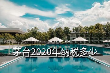 茅臺(tái)2020年納稅多少