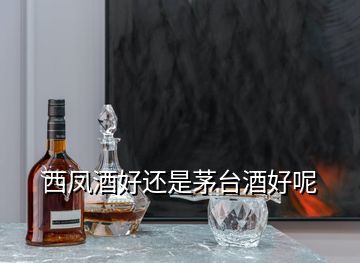 西鳳酒好還是茅臺(tái)酒好呢