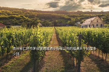 貴州省仁懷市茅臺鎮(zhèn)酒城酒業(yè)有限公司的福滿天下50度多少錢