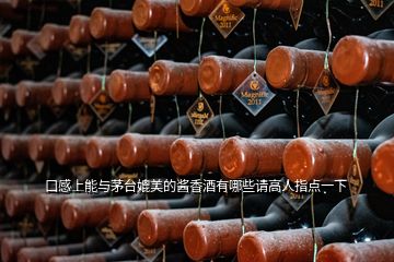 口感上能與茅臺媲美的醬香酒有哪些請高人指點(diǎn)一下