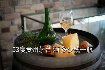 53度貴州茅臺(tái) 酒 多少錢一瓶