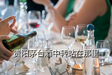 貴陽(yáng)茅臺(tái)酒中轉(zhuǎn)站在那里