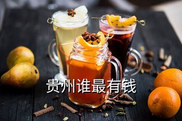 貴州誰(shuí)最有錢