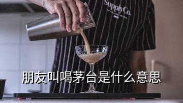 朋友叫喝茅臺是什么意思