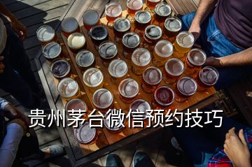 貴州茅臺微信預(yù)約技巧