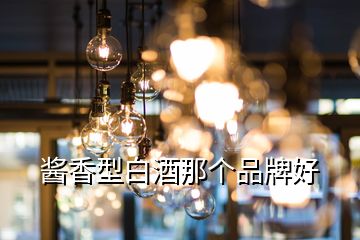 醬香型白酒那個品牌好