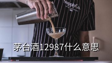 茅臺酒12987什么意思