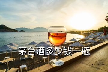 茅臺酒多少錢一瓶