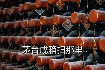 茅臺(tái)成箱掃那里