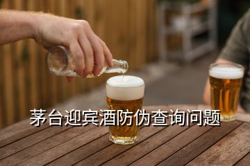 茅臺(tái)迎賓酒防偽查詢問(wèn)題