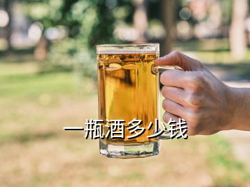 一瓶酒多少錢